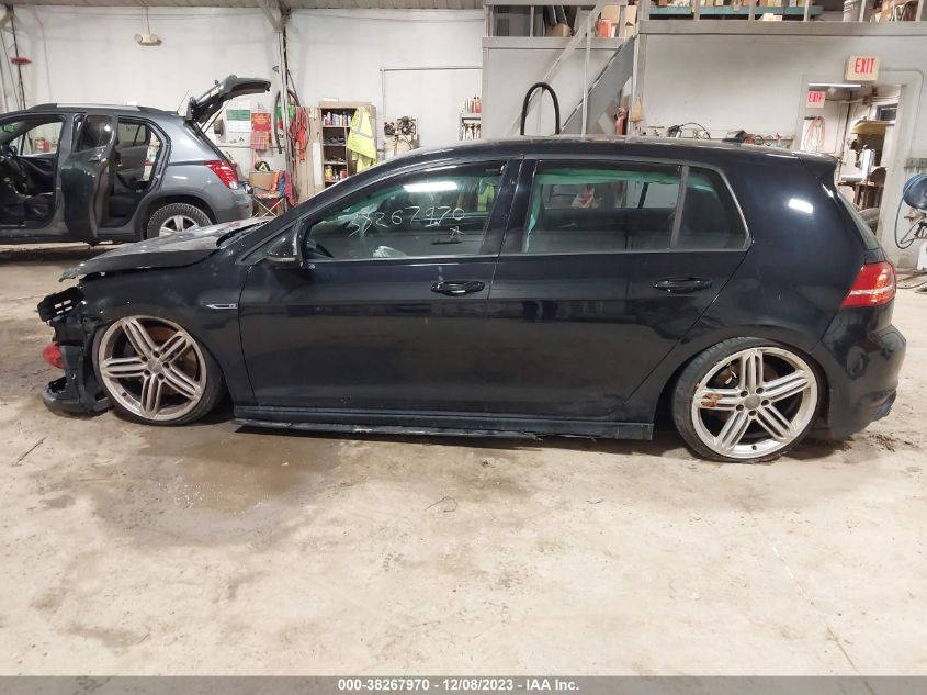 2016 Volkswagen Golf R 4-Door VIN: WVWUF7AU8GW032745 Lot: 38267970