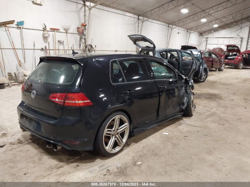 2016 Volkswagen Golf R 4-Door VIN: WVWUF7AU8GW032745 Lot: 38267970