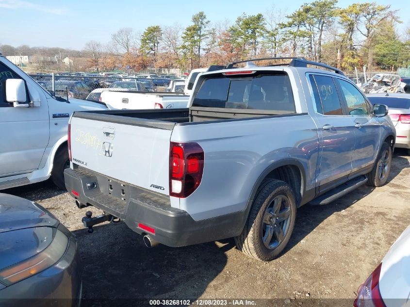 2022 Honda Ridgeline Rtl VIN: 5FPYK3F57NB034017 Lot: 38268102