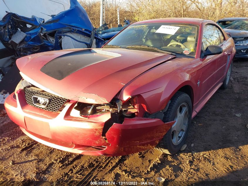 2002 Ford Mustang Deluxe/Premium/Standard VIN: 1FAFP40402F124422 Lot: 38268174