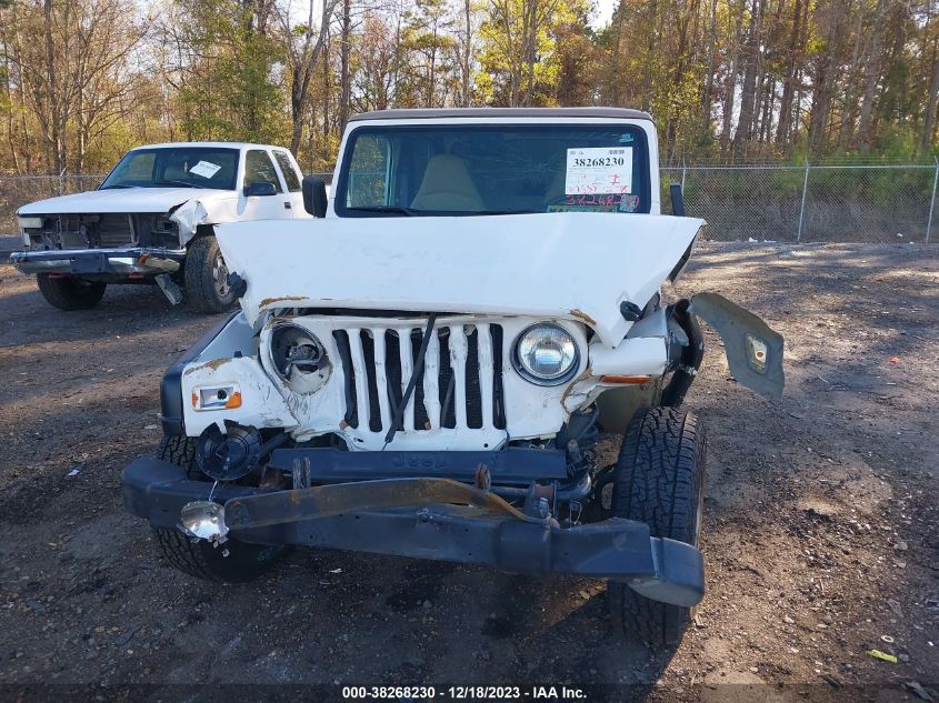 2002 Jeep Wrangler Sport VIN: 1J4FA49S22P702912 Lot: 38268230