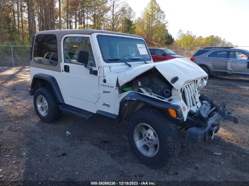 2002 Jeep Wrangler Sport VIN: 1J4FA49S22P702912 Lot: 38268230