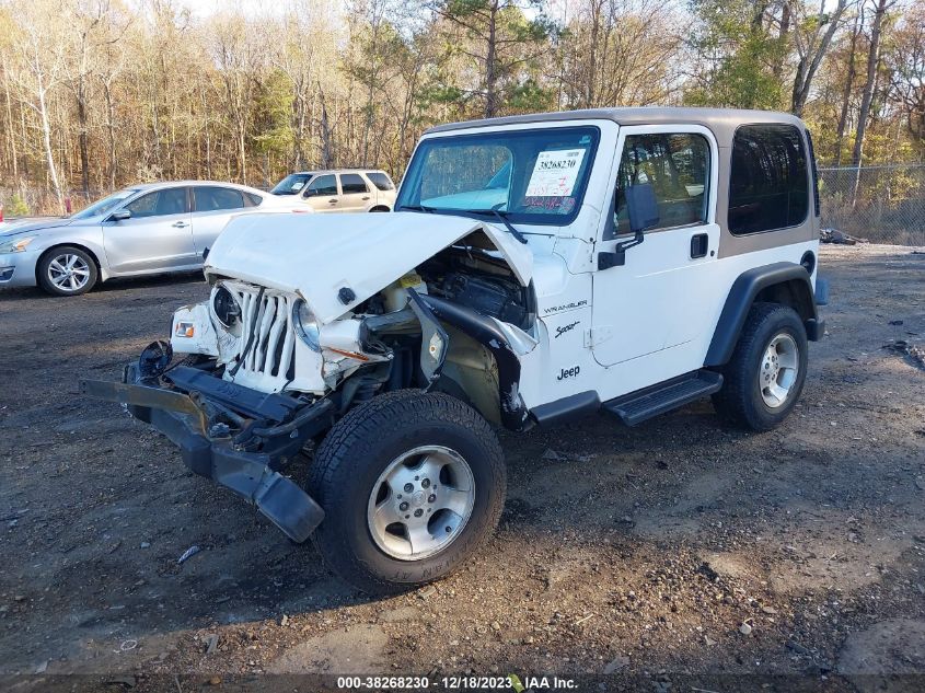 2002 Jeep Wrangler Sport VIN: 1J4FA49S22P702912 Lot: 38268230