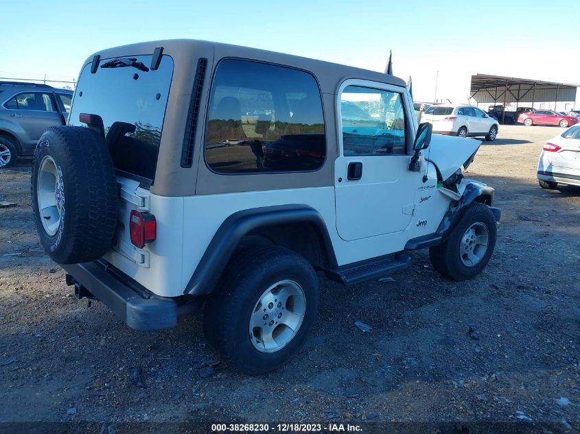 2002 Jeep Wrangler Sport VIN: 1J4FA49S22P702912 Lot: 38268230