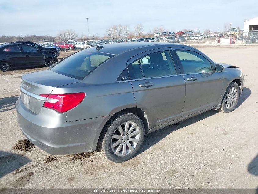 2012 Chrysler 200 Touring VIN: 1C3CCBBB4CN113573 Lot: 38268337