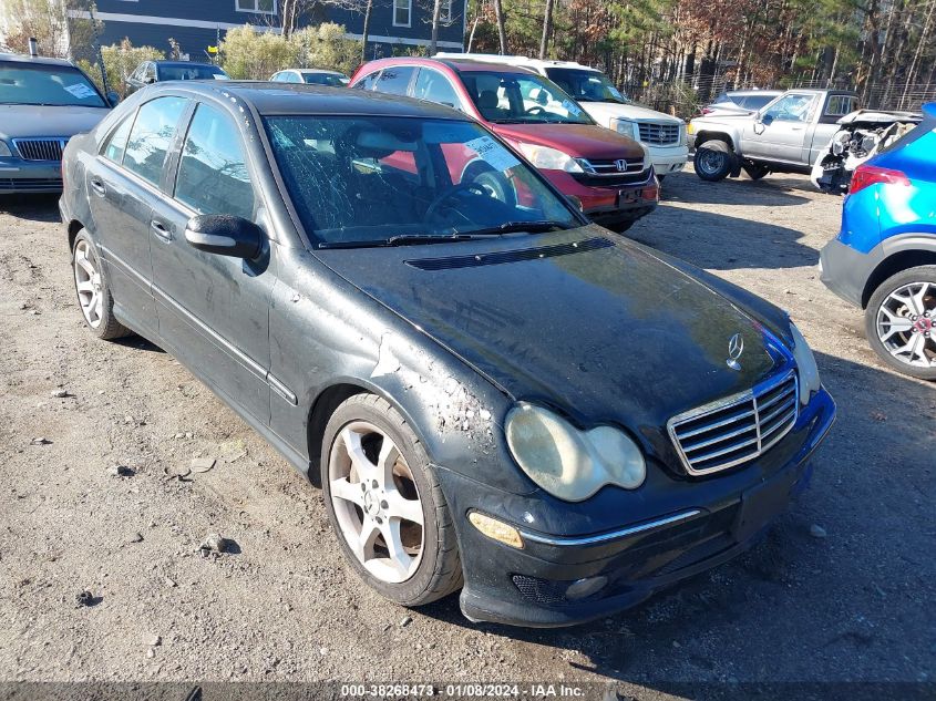 2007 Mercedes-Benz C-Class 2.5L Sport VIN: WDBRF52HX7F930466 Lot: 38268473