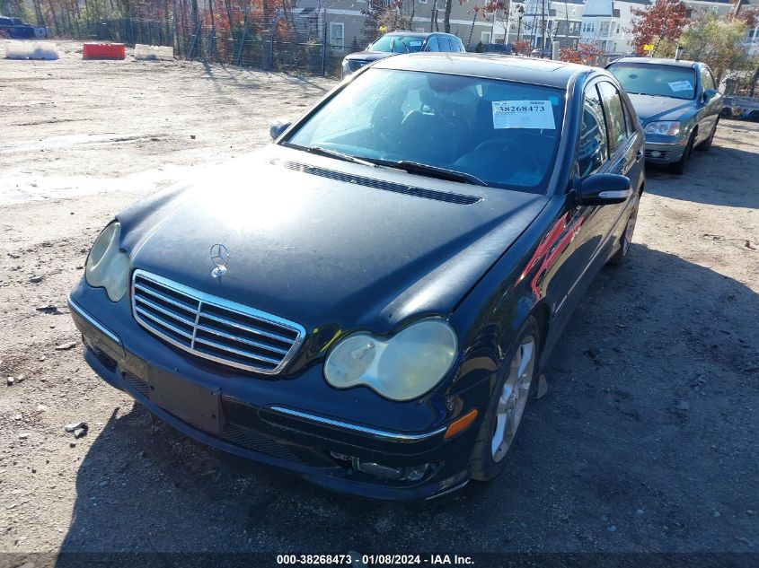 2007 Mercedes-Benz C-Class 2.5L Sport VIN: WDBRF52HX7F930466 Lot: 38268473