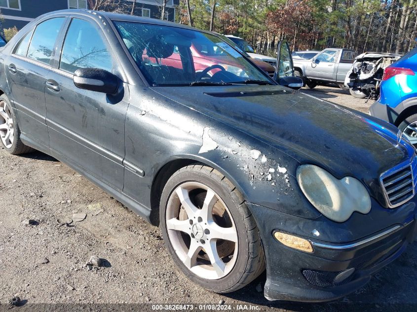 2007 Mercedes-Benz C-Class 2.5L Sport VIN: WDBRF52HX7F930466 Lot: 38268473