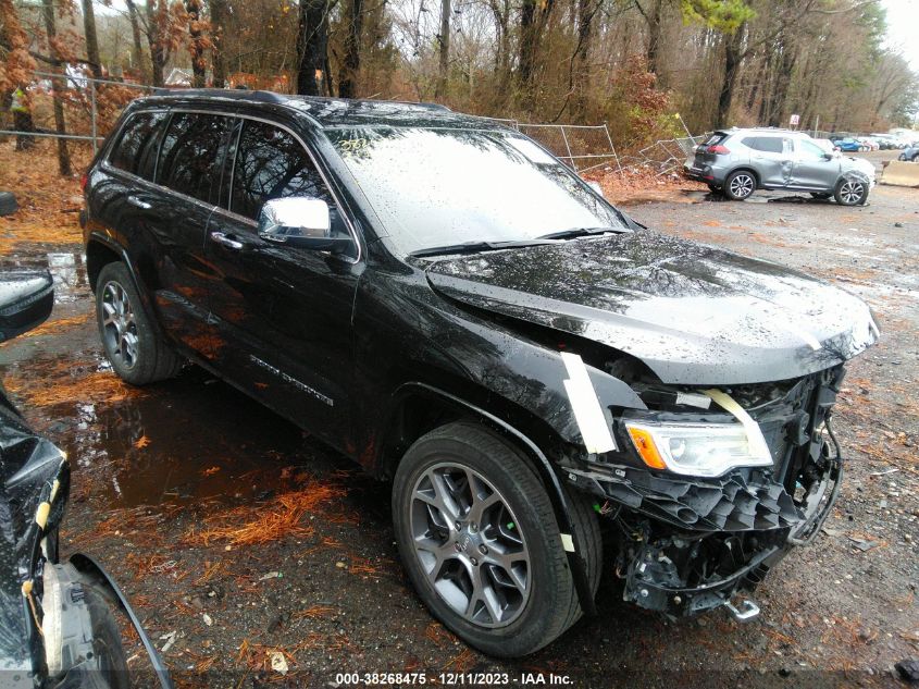 2021 Jeep Grand Cherokee Overland 4X4 VIN: 1C4RJFCG5MC550119 Lot: 38268475