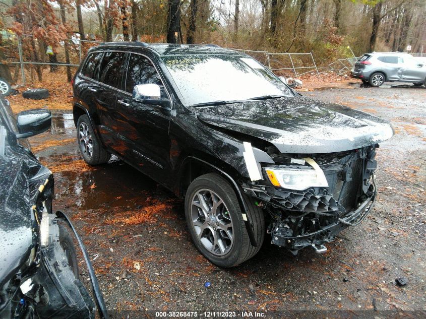 2021 Jeep Grand Cherokee Overland 4X4 VIN: 1C4RJFCG5MC550119 Lot: 38268475