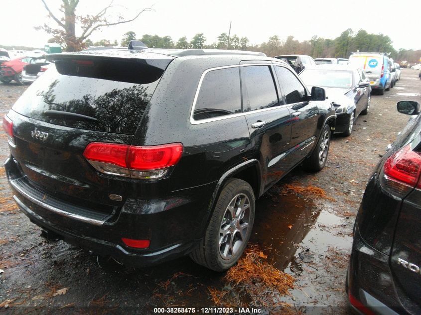 2021 Jeep Grand Cherokee Overland 4X4 VIN: 1C4RJFCG5MC550119 Lot: 38268475