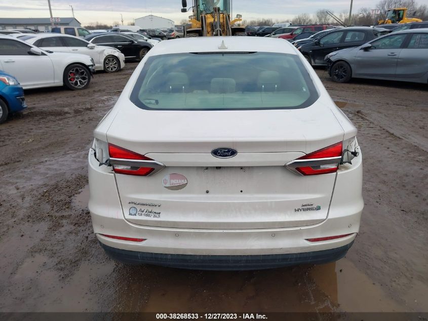 2019 Ford Fusion Hybrid Se VIN: 3FA6P0LU2KR100761 Lot: 38268533