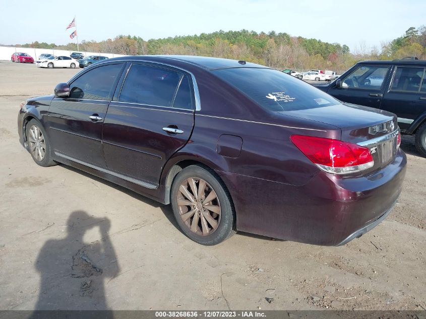 2011 Toyota Avalon Limited VIN: 4T1BK3DB5BU397163 Lot: 38268636