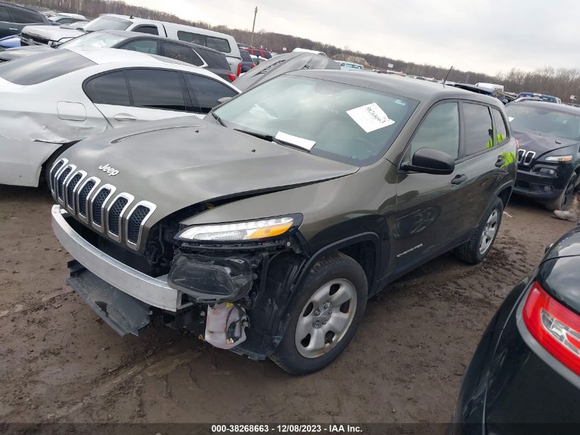 2015 Jeep Cherokee Sport VIN: 1C4PJMAB4FW708812 Lot: 38268663