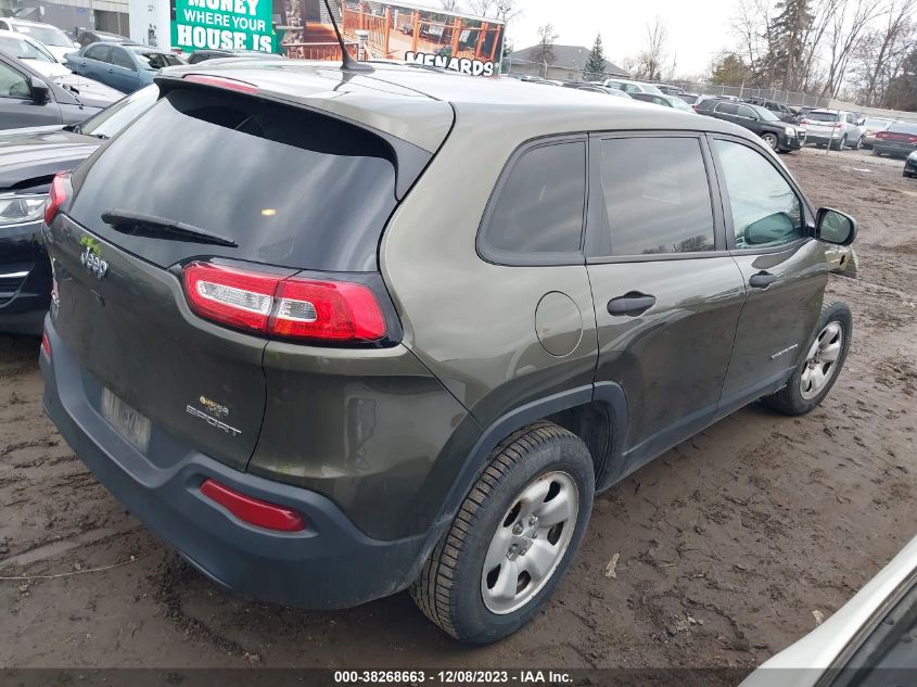 2015 Jeep Cherokee Sport VIN: 1C4PJMAB4FW708812 Lot: 38268663