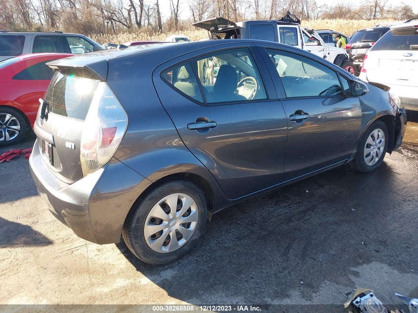 2014 Toyota Prius C Two VIN: JTDKDTB34E1573474 Lot: 38268808