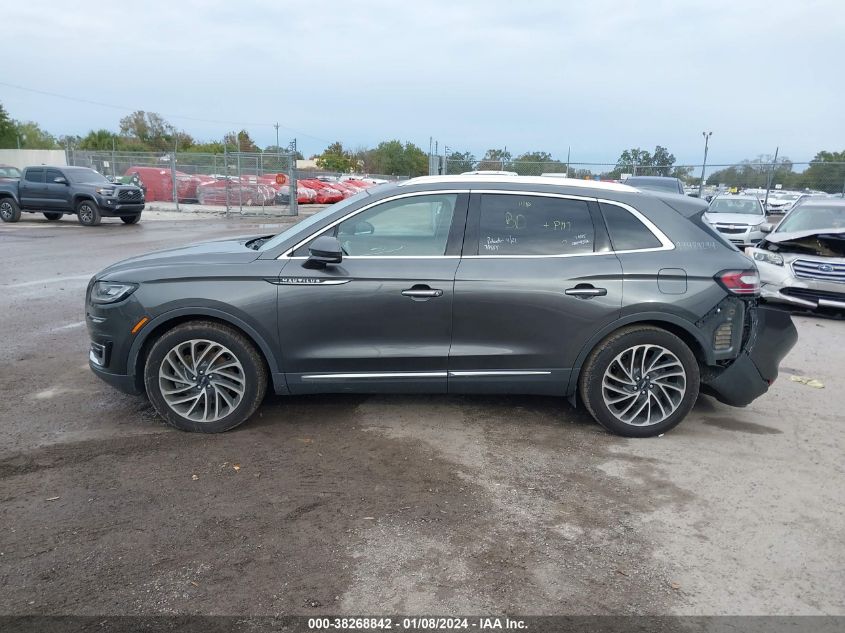 2019 Lincoln Nautilus Reserve VIN: 2LMPJ6LP1KBL18413 Lot: 38268842