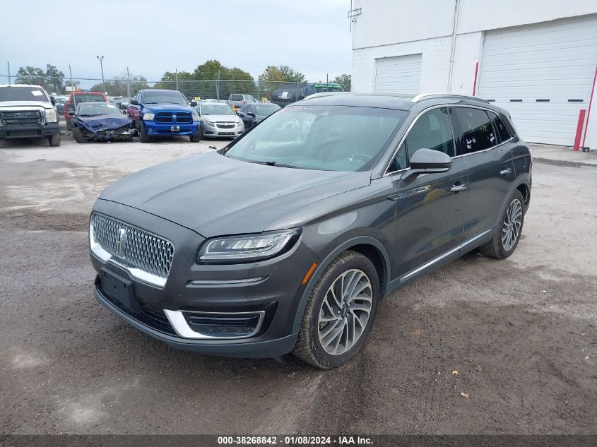 2019 Lincoln Nautilus Reserve VIN: 2LMPJ6LP1KBL18413 Lot: 38268842