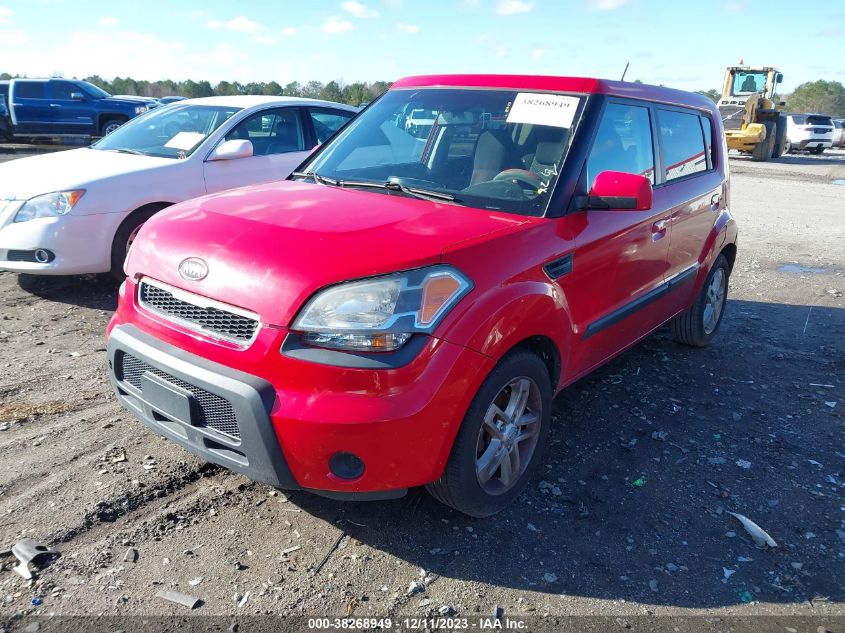 2010 Kia Soul + VIN: KNDJT2A28A7138854 Lot: 38268949