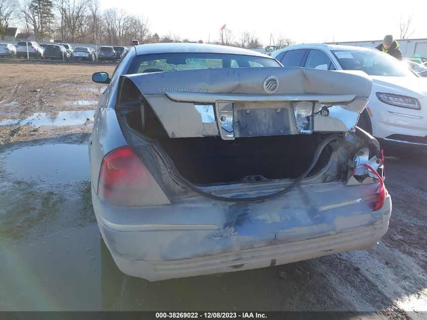 2006 Mercury Grand Marquis Ls VIN: 2MEHM75V46X612151 Lot: 38269022