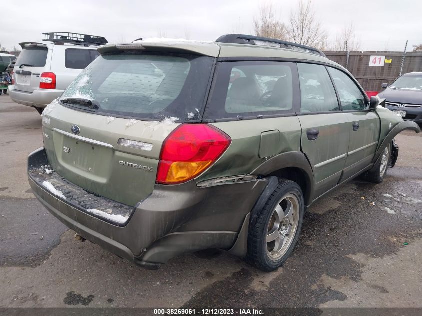 2006 Subaru Outback 2.5I VIN: 4S4BP61C967332949 Lot: 38269061