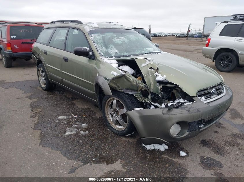 2006 Subaru Outback 2.5I VIN: 4S4BP61C967332949 Lot: 38269061
