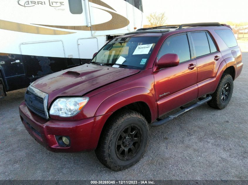 2007 Toyota 4Runner Sport V6 VIN: JTEZU14R578089632 Lot: 38269345