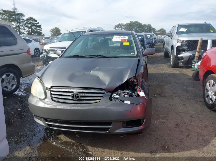 2003 Toyota Corolla Le VIN: 1NXBR32E03Z139191 Lot: 38269394