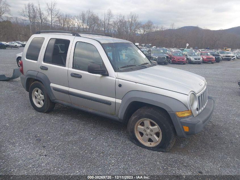 2006 Jeep Liberty Sport VIN: 1J4GL48K66W230712 Lot: 40611316