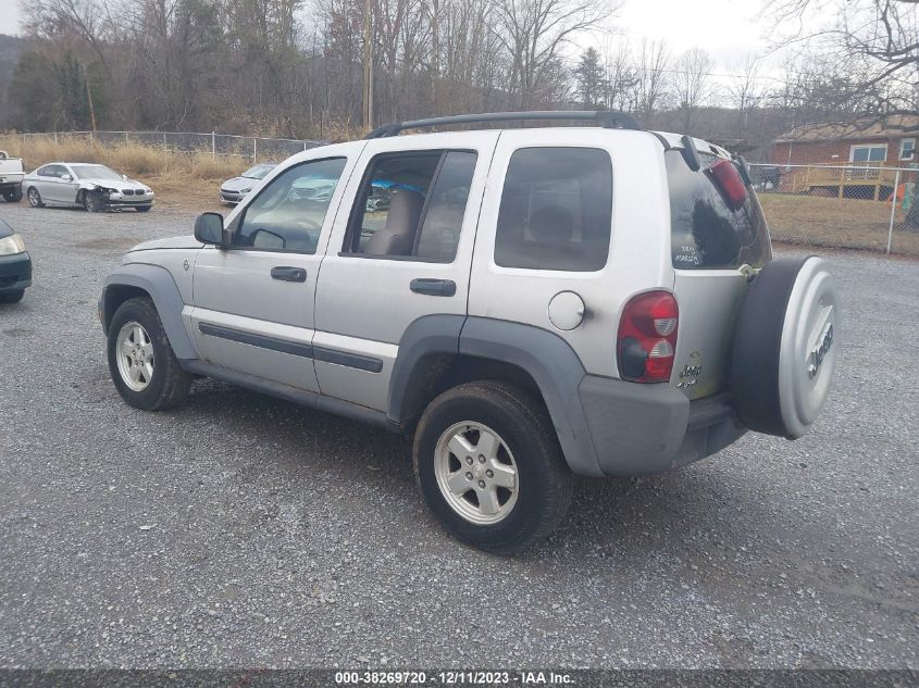 2006 Jeep Liberty Sport VIN: 1J4GL48K66W230712 Lot: 40611316