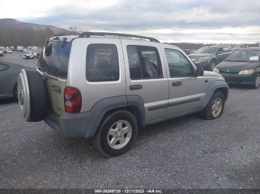 2006 Jeep Liberty Sport VIN: 1J4GL48K66W230712 Lot: 40611316