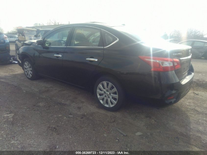 2017 Nissan Sentra Sv VIN: 3N1AB7AP0HL705255 Lot: 38269723