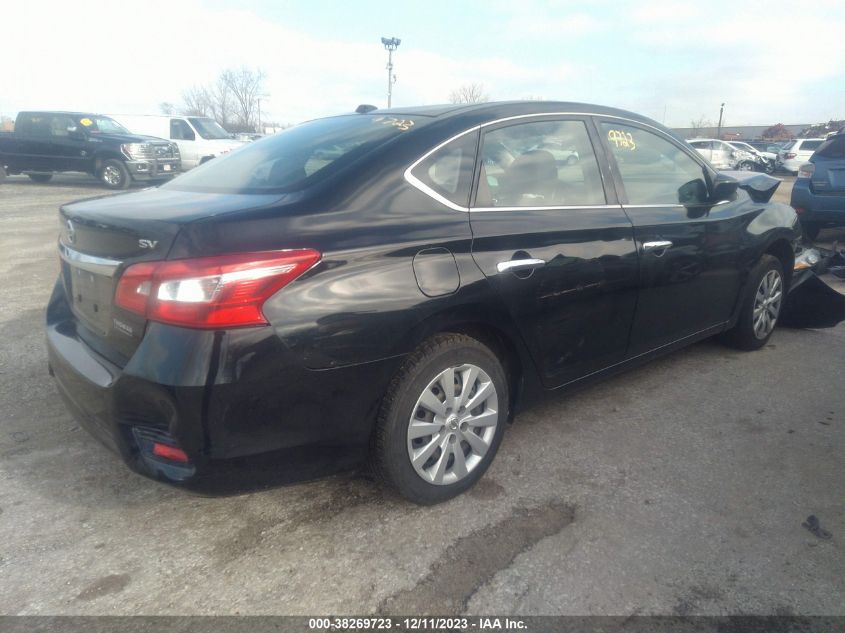 2017 Nissan Sentra Sv VIN: 3N1AB7AP0HL705255 Lot: 38269723