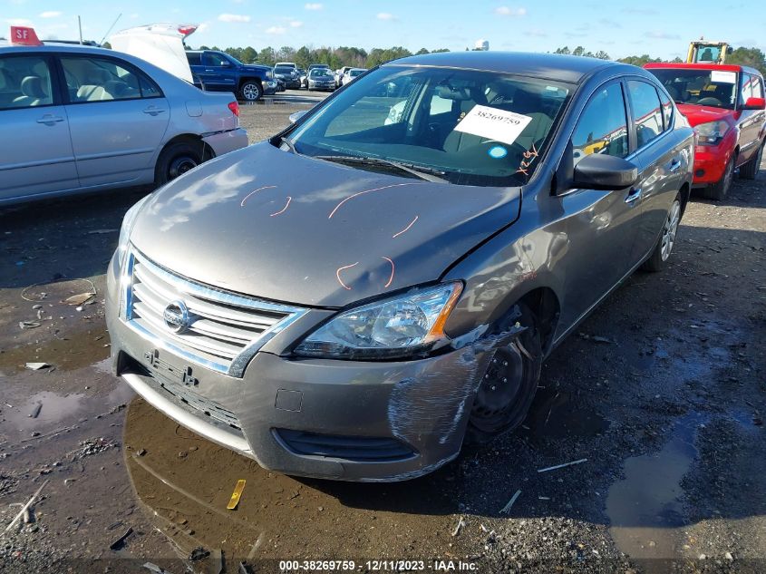 2015 Nissan Sentra Sv VIN: 3N1AB7AP7FL629496 Lot: 38269759