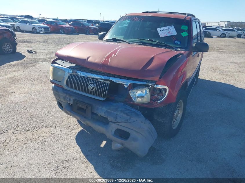 1998 Mercury Mountaineer VIN: 4M2ZU52P9WUJ43334 Lot: 38269869