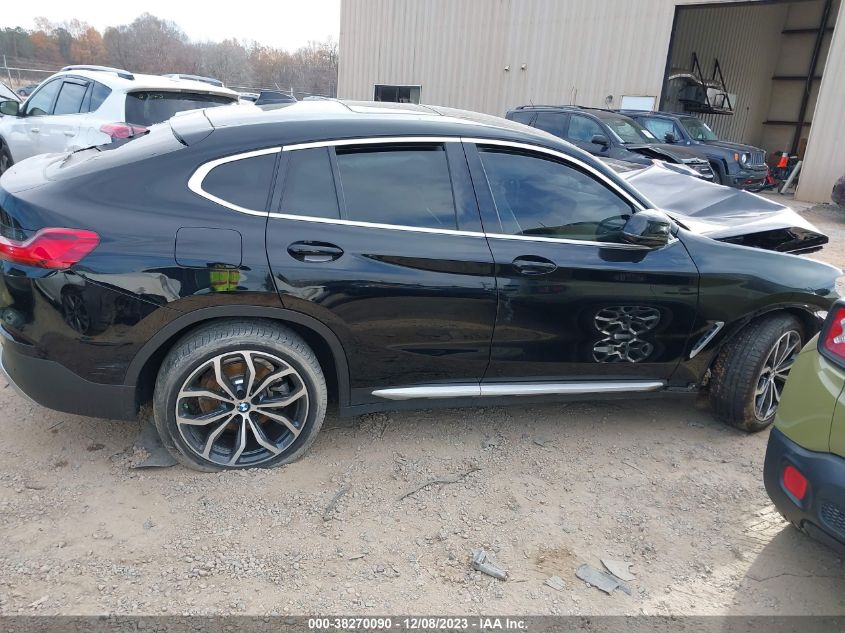 2021 BMW X4 xDrive30I VIN: 5UX2V1C05M9H71052 Lot: 38270090