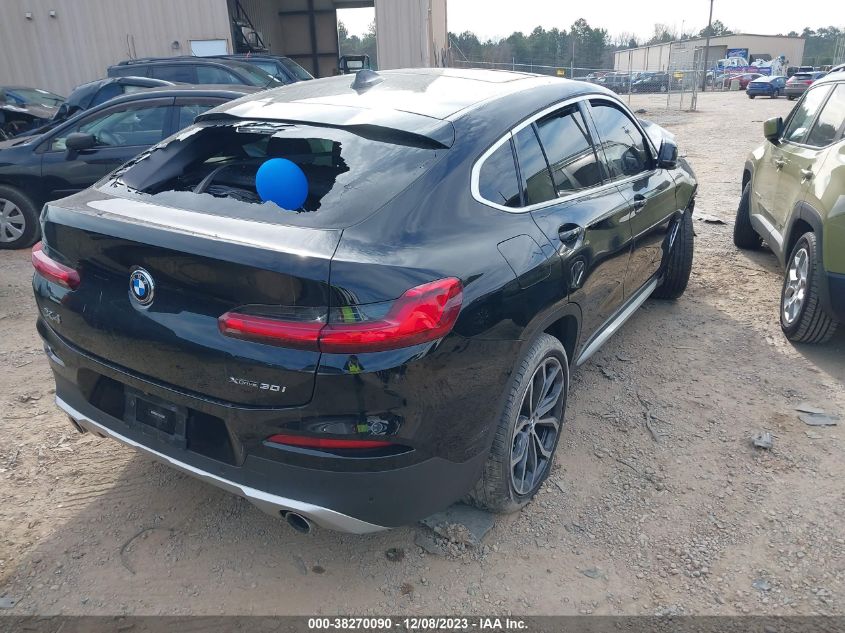 2021 BMW X4 xDrive30I VIN: 5UX2V1C05M9H71052 Lot: 38270090