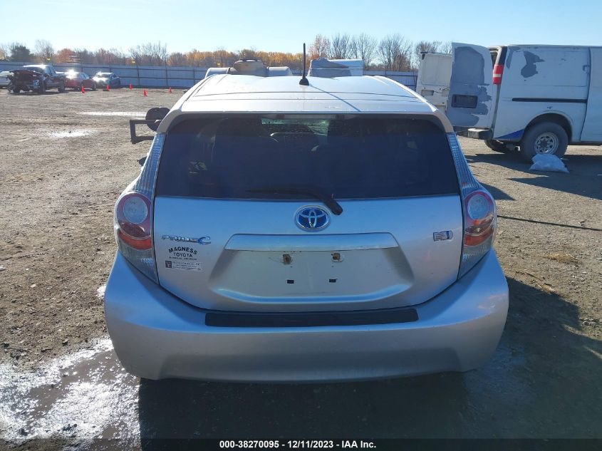 2012 Toyota Prius C Two VIN: JTDKDTB37C1517557 Lot: 38270095