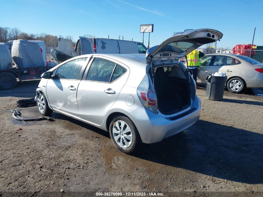 JTDKDTB37C1517557 2012 Toyota Prius C Two