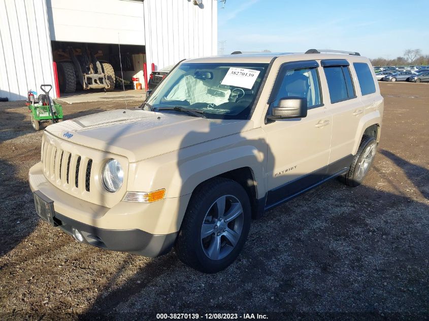 2016 Jeep Patriot High Altitude Edition VIN: 1C4NJPFA4GD800282 Lot: 38270139