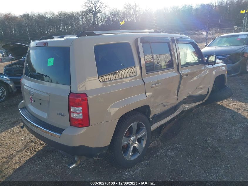 2016 Jeep Patriot High Altitude Edition VIN: 1C4NJPFA4GD800282 Lot: 38270139