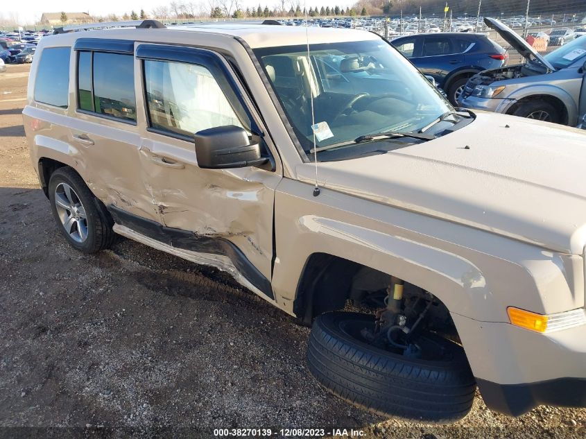 2016 Jeep Patriot High Altitude Edition VIN: 1C4NJPFA4GD800282 Lot: 38270139