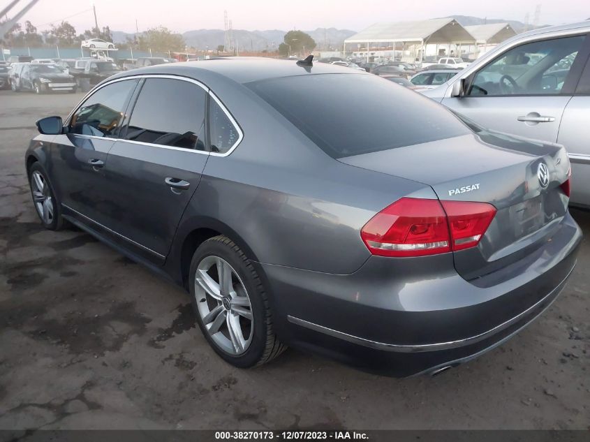 1VWCN7A31DC114686 2013 Volkswagen Passat 2.0L Tdi Sel Premium