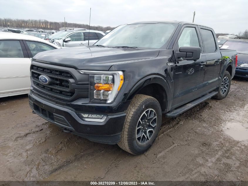 2022 Ford F-150 Xlt VIN: 1FTEW1EP4NFA45169 Lot: 38270209