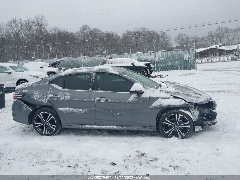 2021 Nissan Sentra Sr Xtronic Cvt VIN: 3N1AB8DV4MY299493 Lot: 38270407