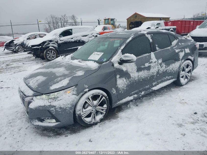 2021 Nissan Sentra Sr Xtronic Cvt VIN: 3N1AB8DV4MY299493 Lot: 38270407