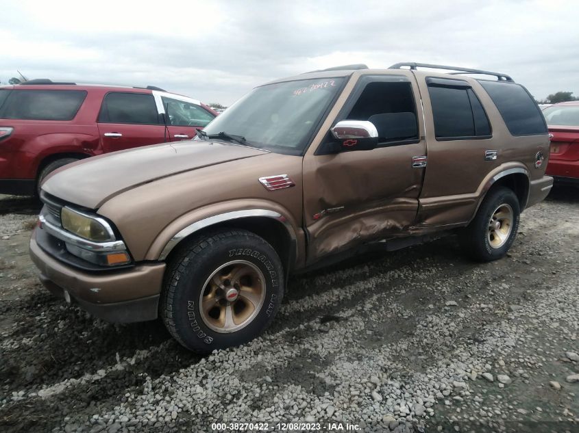 2002 Chevrolet Blazer Ls VIN: 1GNCS13W22K226634 Lot: 38270422