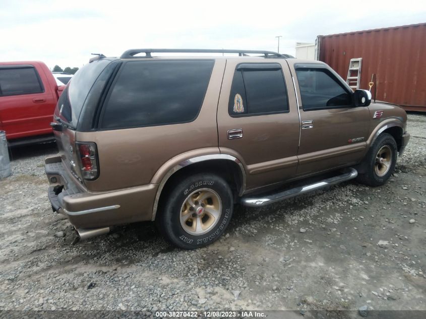 2002 Chevrolet Blazer Ls VIN: 1GNCS13W22K226634 Lot: 38270422