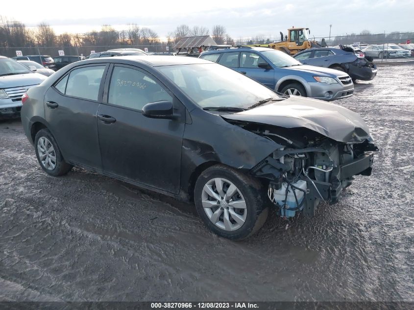 2015 Toyota Corolla Le VIN: 2T1BURHE2FC464486 Lot: 38270966