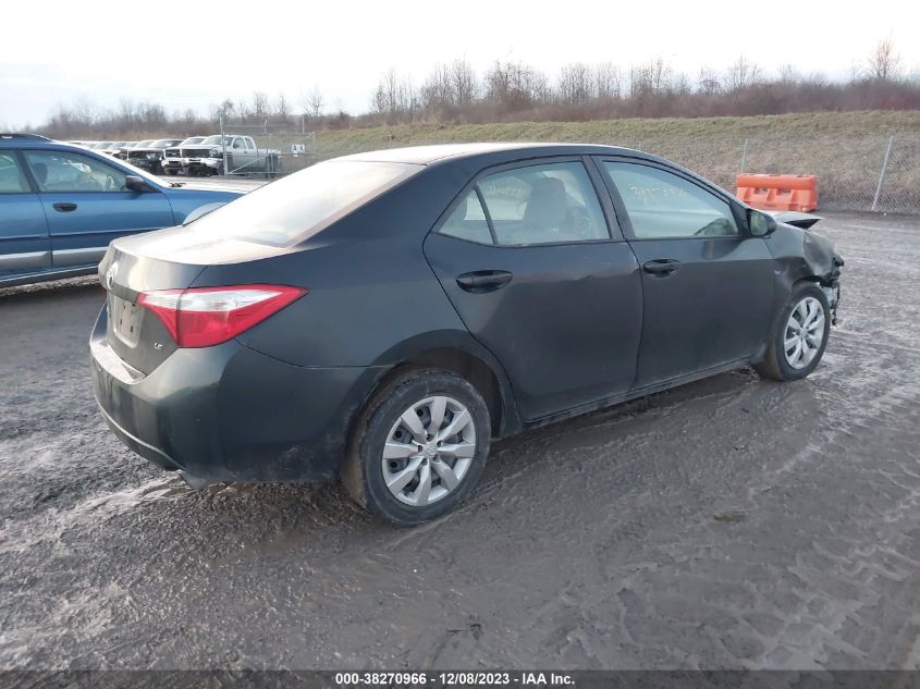 2015 Toyota Corolla Le VIN: 2T1BURHE2FC464486 Lot: 38270966